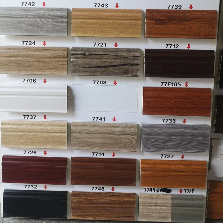Corrosion Resistance Flexible Board Line WPC Skirting Board Wood Flexible Skirting